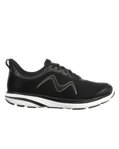 SPEED-1200 Men's Lace Up Running Shoe in Black