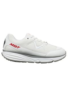 SPORT 1 Men's Lace Up Fitness Walking Shoe in White