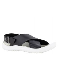 MBT Himeji Men's Anatomical sandals in Black/White