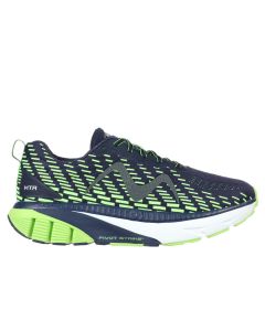 MBT MTR-1500 Men's Lace Up Running Shoe in Navy/Lime