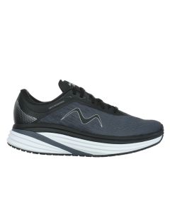 MBT M-3000 Men's Lace Up Running Shoes in Black/White