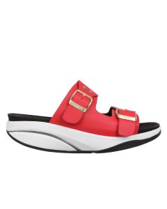 MBT LIKI Women's Casual Sandal in Luscious Red