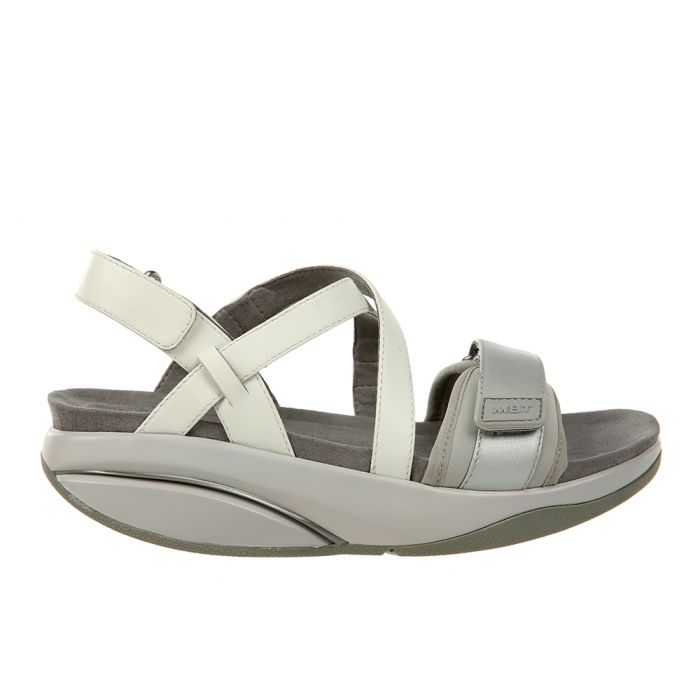 Silver casual sandals store